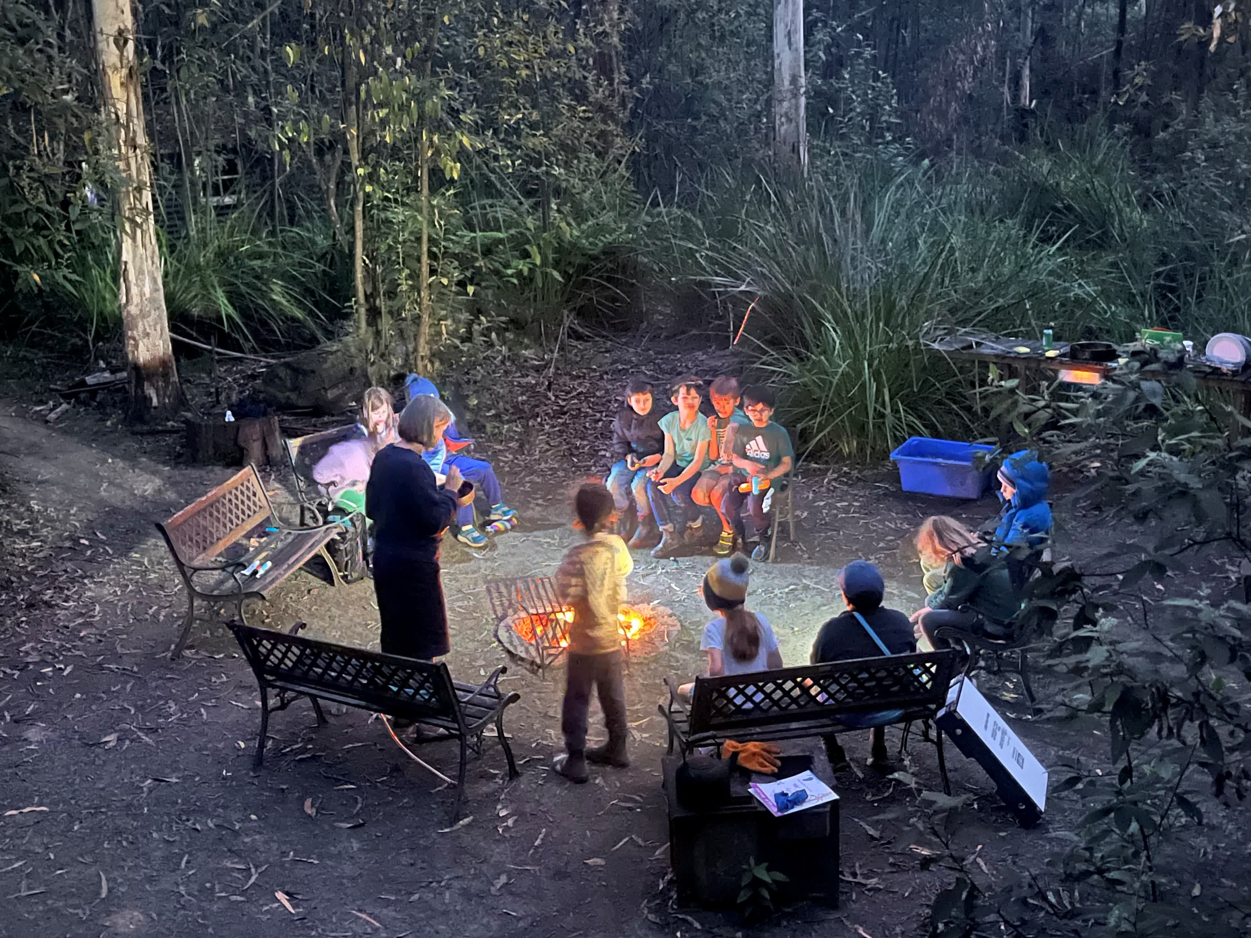 Around the campfire